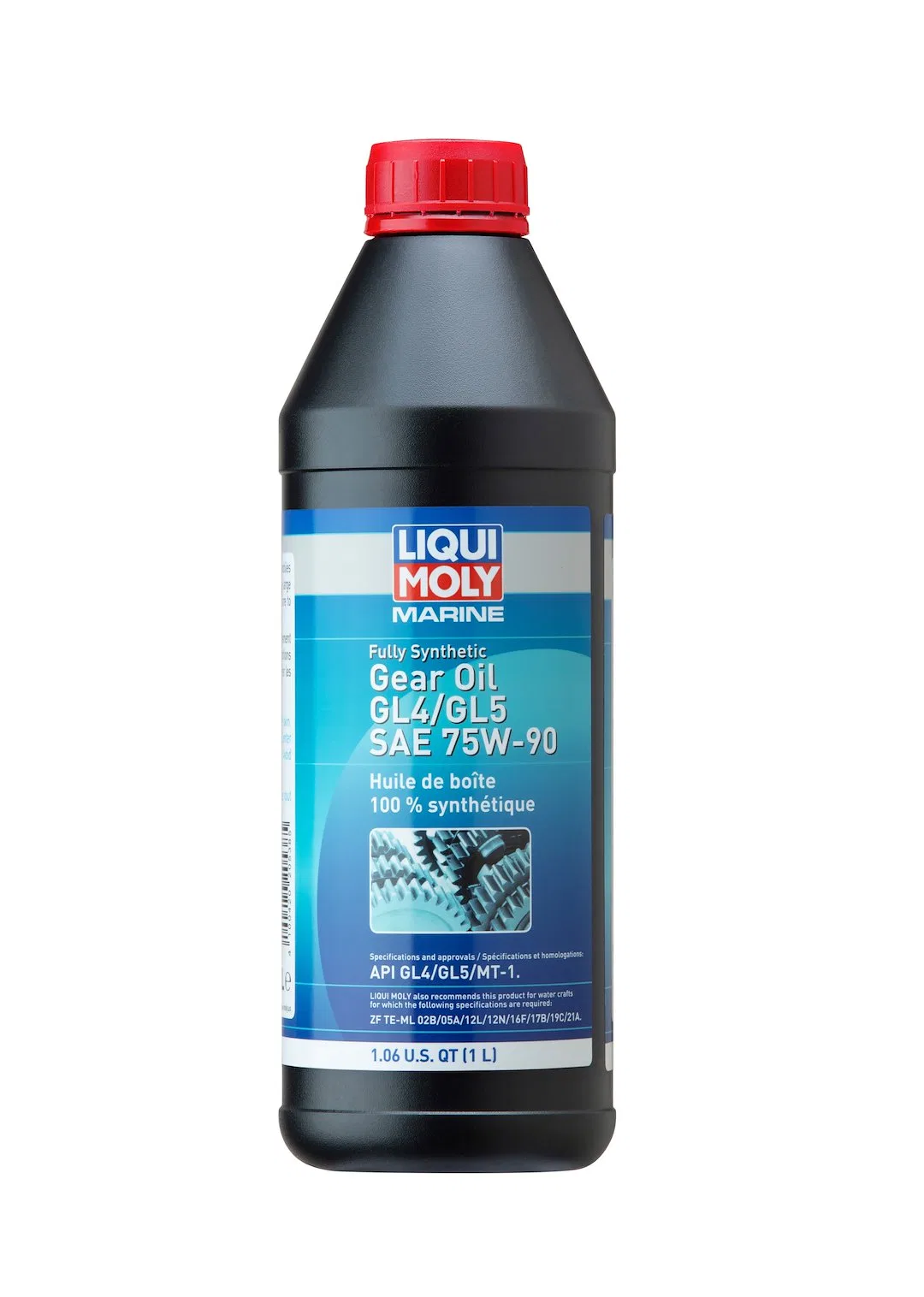 20538 – LIQUI MOLY Gear Oil, 1 Liter Bottle SAE 75W-90 Synthetic Single